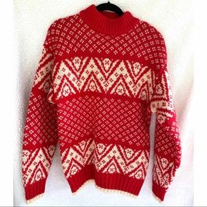 Vintage Marsh Landing 100% Shetland Wool Sweater